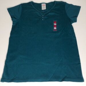 Vintage Gymboree MY BEST FRIEND Teal Top • Size 9 • New